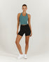 LUXE MIDRIFF TANK - SEA GREEN