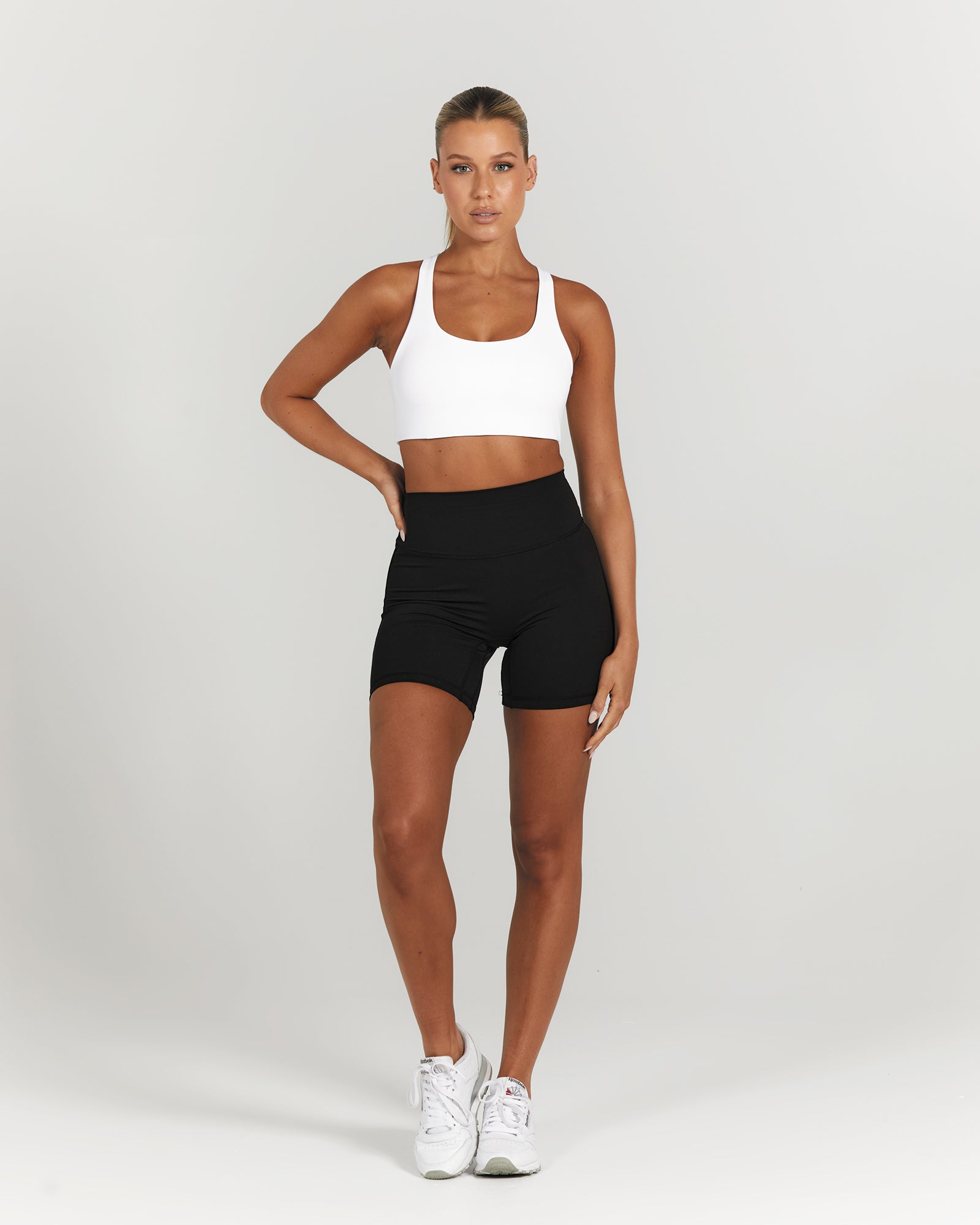 MOTION CROSS BACK BRA - WHITE
