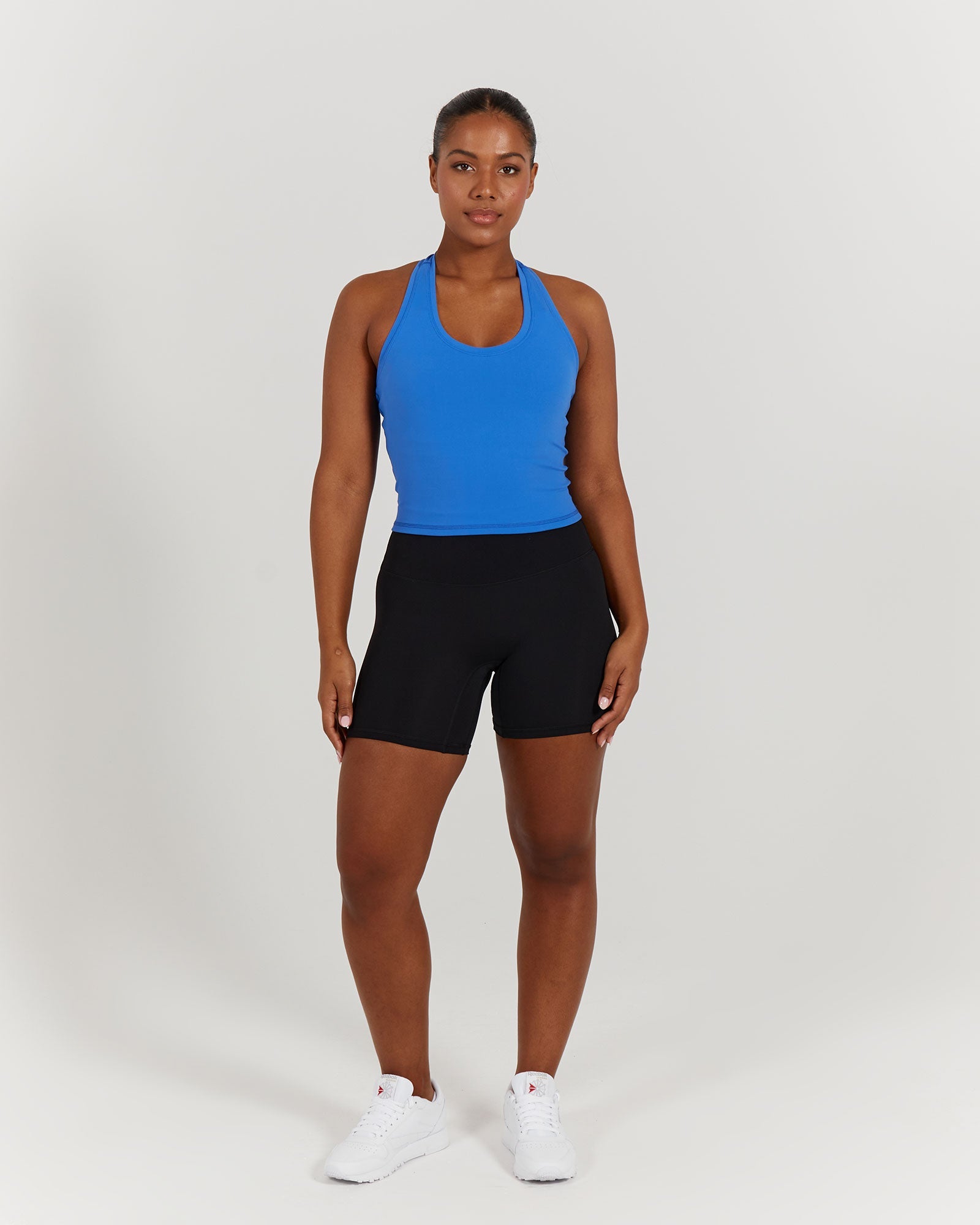 LUXE MIDRIFF TANK - COBALT