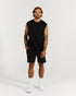 LIGHTWEIGHT OVERSIZED TANK - BLACK