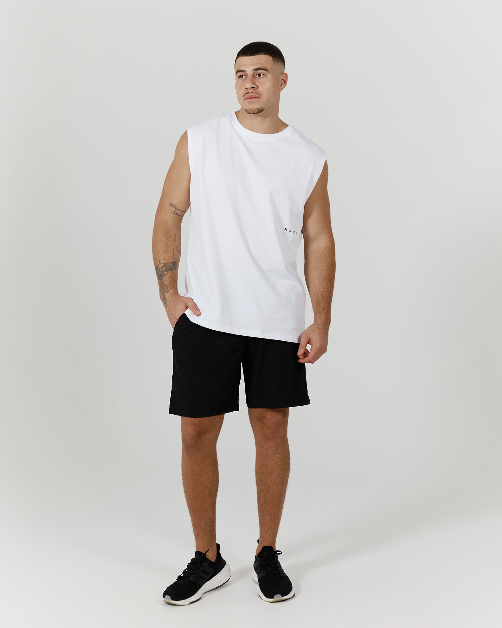 LIGHTWEIGHT OVERSIZED TANK - WHITE