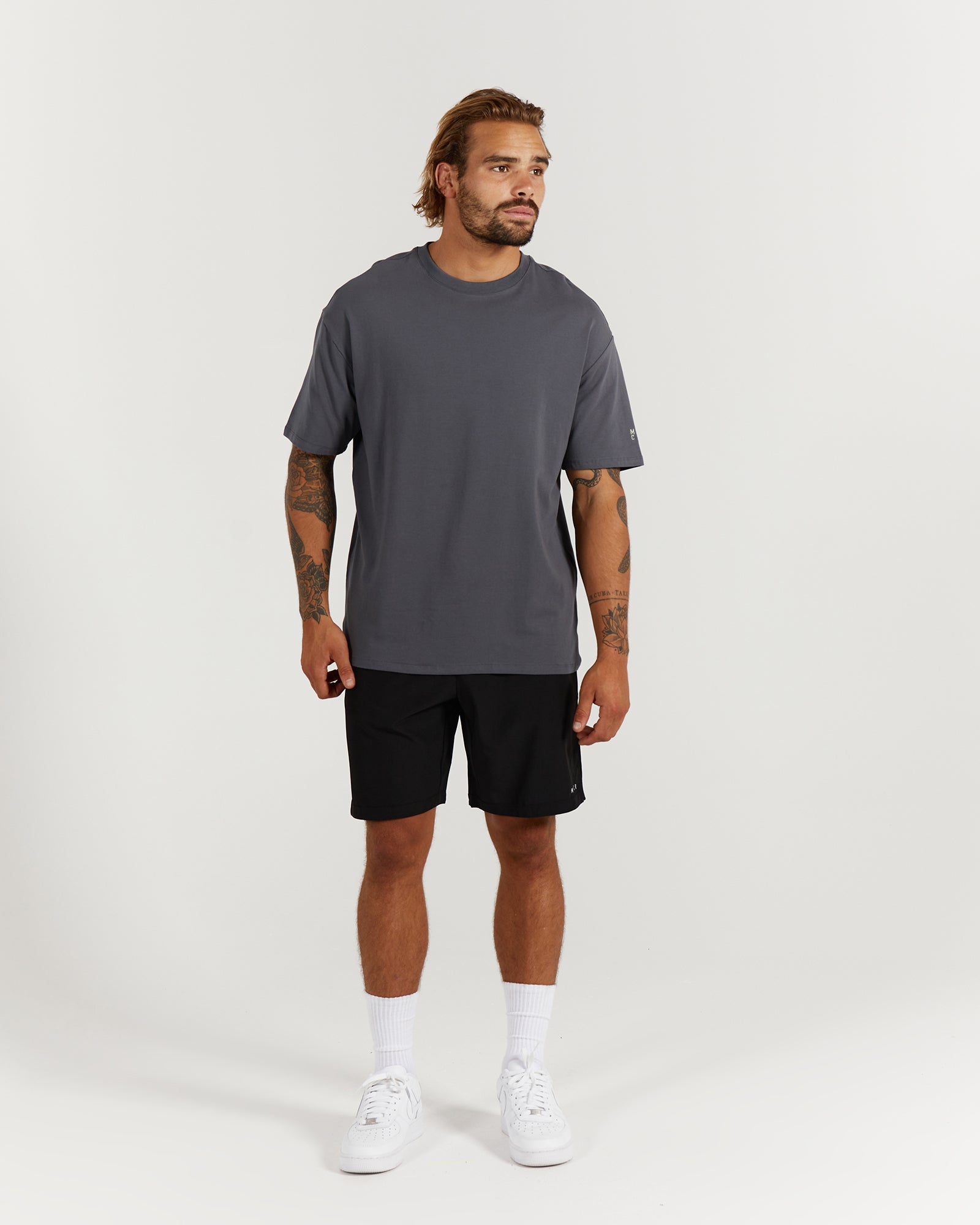CLASSIC CONQUER TEE - ANCHOR