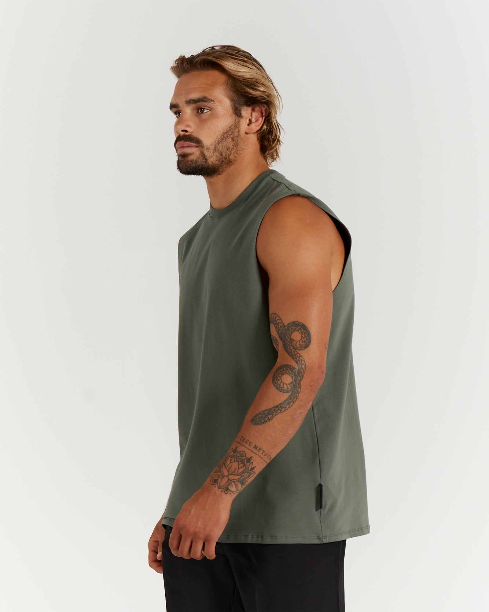 CLASSIC TONAL TANK - PESTO